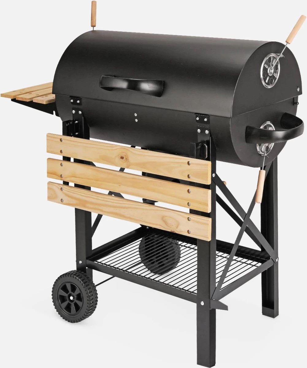 Alice's Garden | BBQ Serge | Houtskool | 114x75x98cm | Zwart - Afbeelding 5