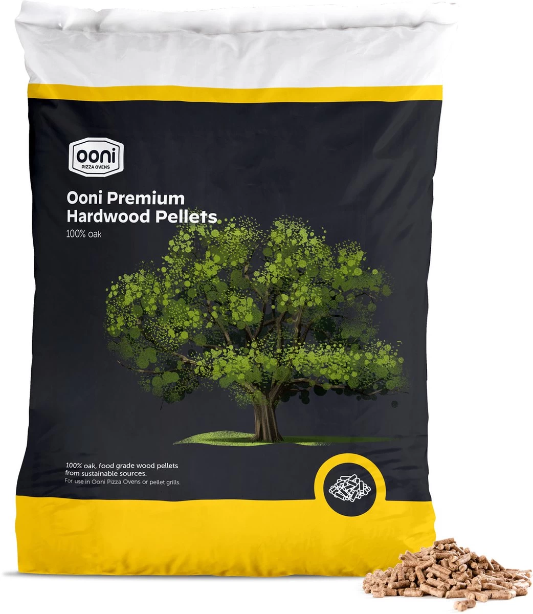 Ooni - Premium - Pellets - Eikenhout - Hardhout - 10 KG - Afbeelding 3