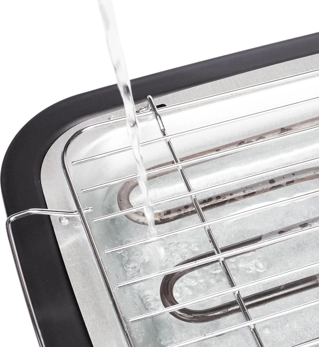 Tristar BQ-2813 Electrische Tafelbarbecue - Grilloppervlak (LxB) 38x22 Cm - 2000W - Zwart - Afbeelding 5