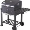 Tepro Toronto Click Barbecue Bbq Houtskool - Grilloppervlak (LxB) 56 X 42 Cm - Met Thermometer In De Deksel - RVS - Houtskoolbarbecue