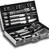 Sens Design BBQ Accesoires - 18 Delig - BBQ Gereedschapset Koffer