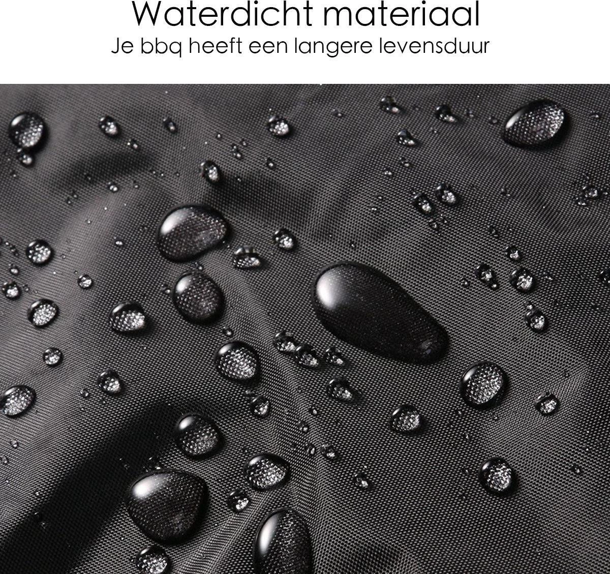 BBQ Beschermhoes - Voor Kamado - Universeel - Tot 23 Inch - Zwart - Afbeelding 3