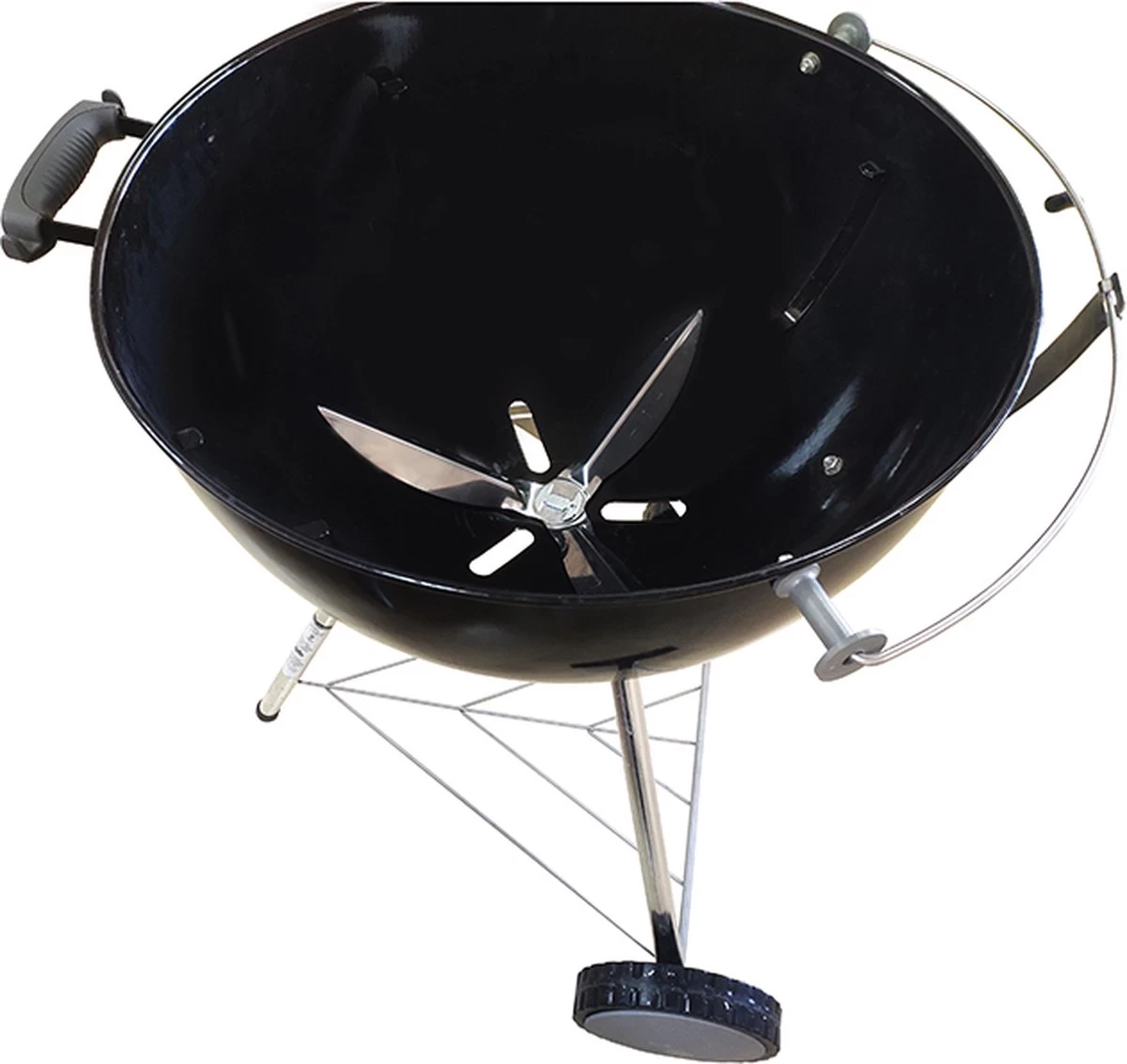 One-Touch-reinigingssysteemkit Voor 57 CM Kogel BBQ , Geschikt Als Vervanging In Diverse Weber Kogel BBQ's - Afbeelding 3