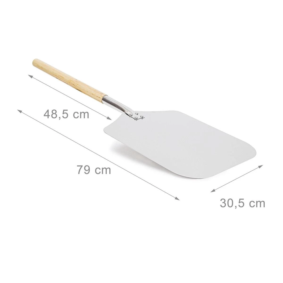 Relaxdays Pizzaschep - Vierkant - Metaal - Afbeelding 4