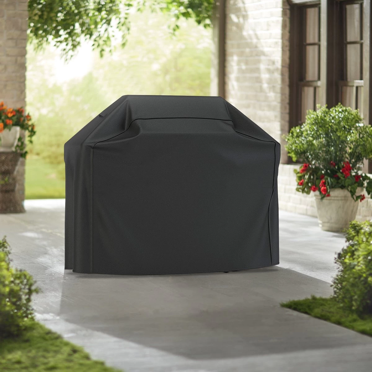 GrillX Barbecue Hoes - 170 X 61 X 117cm - BBQ Hoes Waterdicht - Beschermhoes Inclusief Trekkoord - BBQ Accesoires - Afbeelding 7