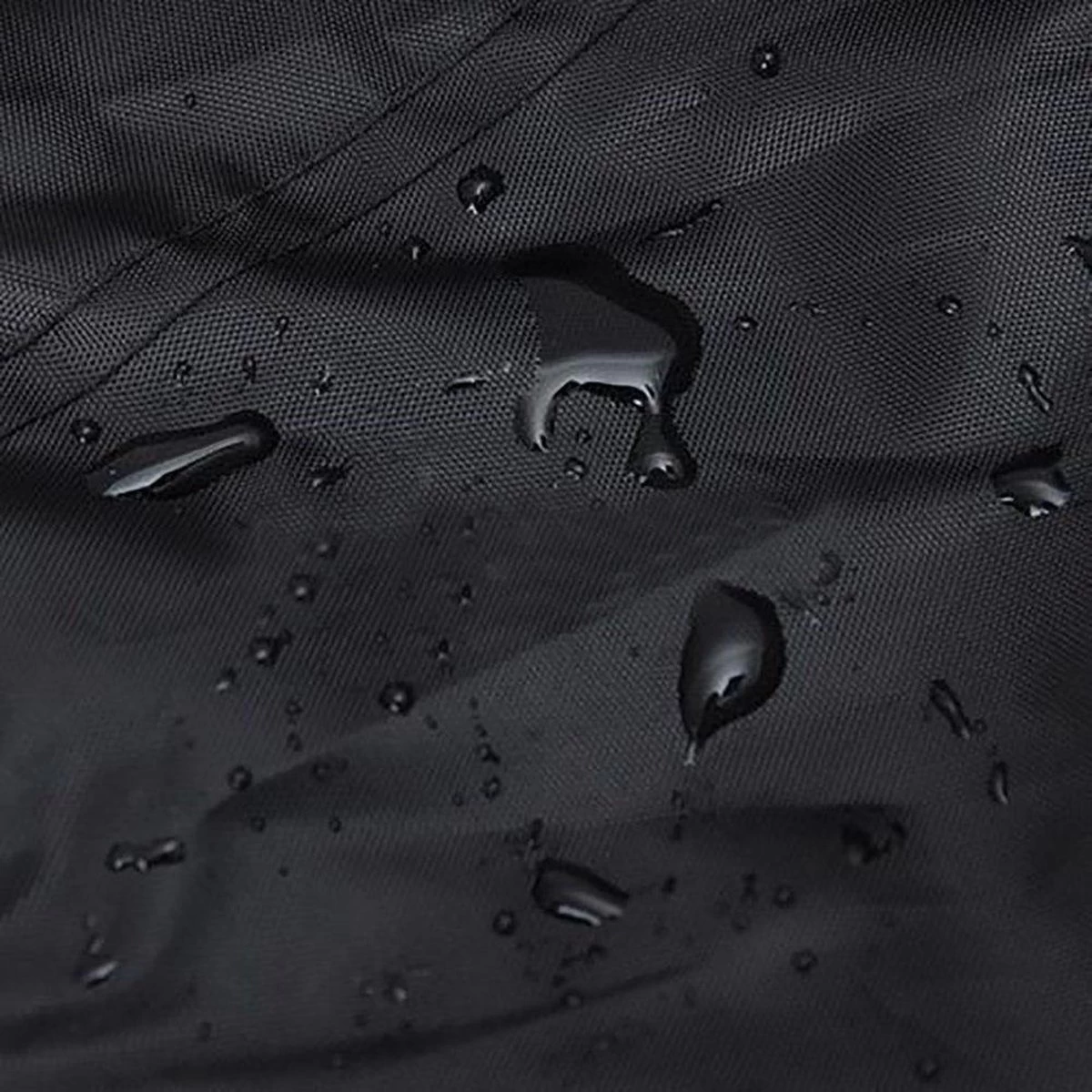 Merkloos Kamado BBQ Medium Beschermhoes Cover Tot 21" Inch - Zwart - O.a. Patton, Big Green Egg, Grill Guru, Black Bastard - Afbeelding 4