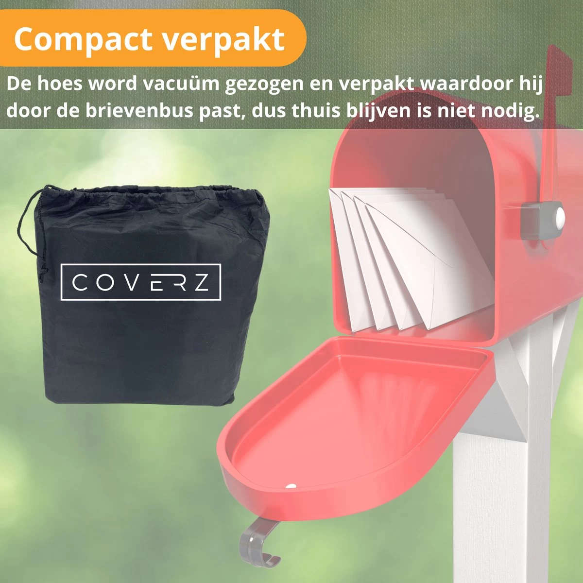 Ronde Waterdichte BBQ Hoes - Barbecue Accessoires - 57 Cm Diameter - 92 Cm Hoog - Afbeelding 4