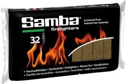 Samba Aanmaakblokjes Bruin (32 Stuks) - Milieuvriendelijk