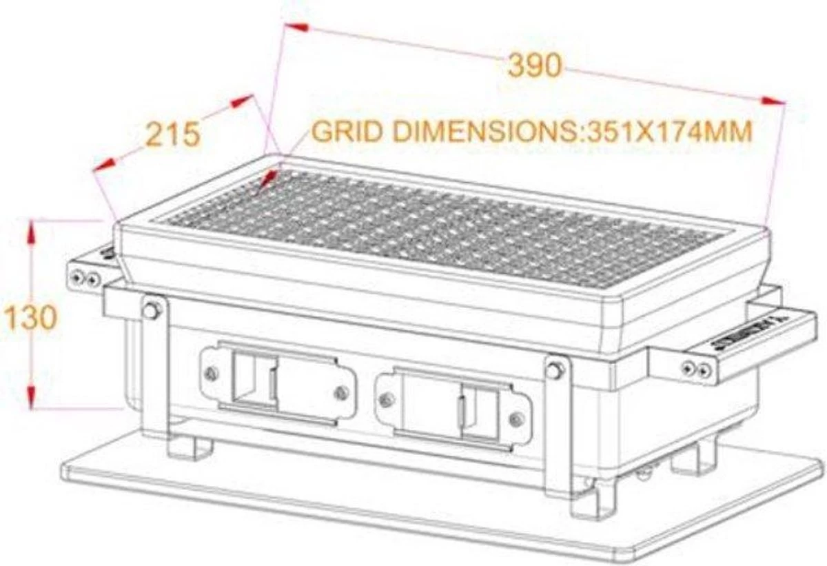 YAKINIKU Rechthoekige Shichirin | Konro- & Yakitori Grill - Afbeelding 9