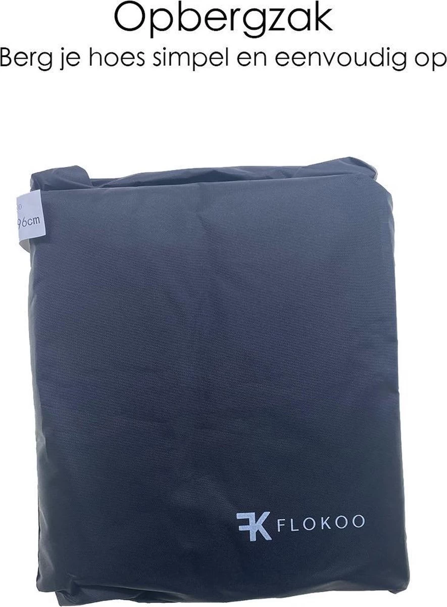 BBQ Beschermhoes - Voor Kamado - Universeel - Tot 23 Inch - Zwart - Afbeelding 5